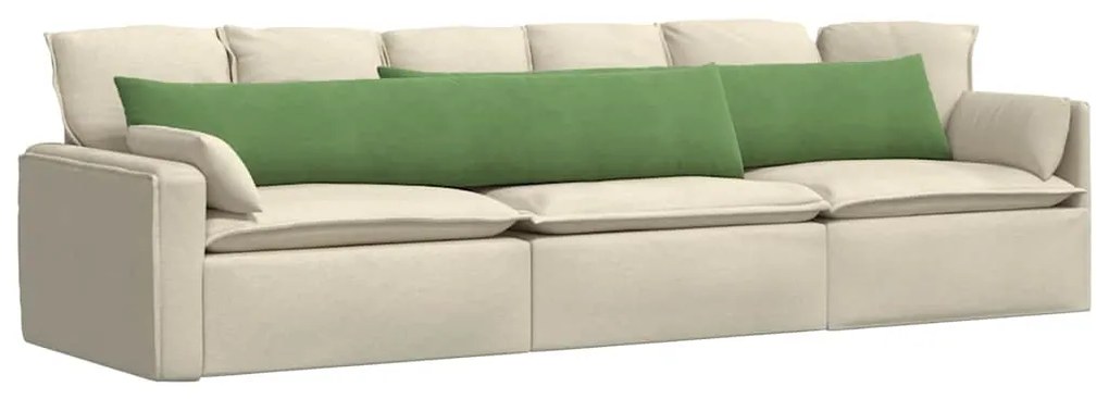 vidaXL Μαξιλάρι Καναπέ 2 pcs Ανοιχτό πράσινο 200 x 40 εκ.