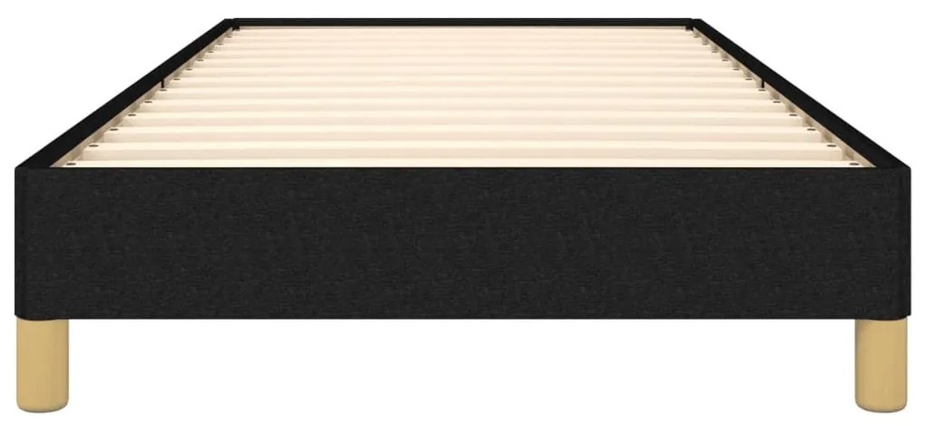 Πλαίσιο Κρεβατιού Boxspring Μαύρο 100 x 200 εκ. Υφασμάτινο - Μαύρο