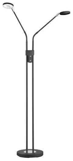 Επιδαπέδιο Φωτιστικό LED Μέταλλο Luna Η150 Φ25 Fischer Honsel-840038-Μαύρο 840038