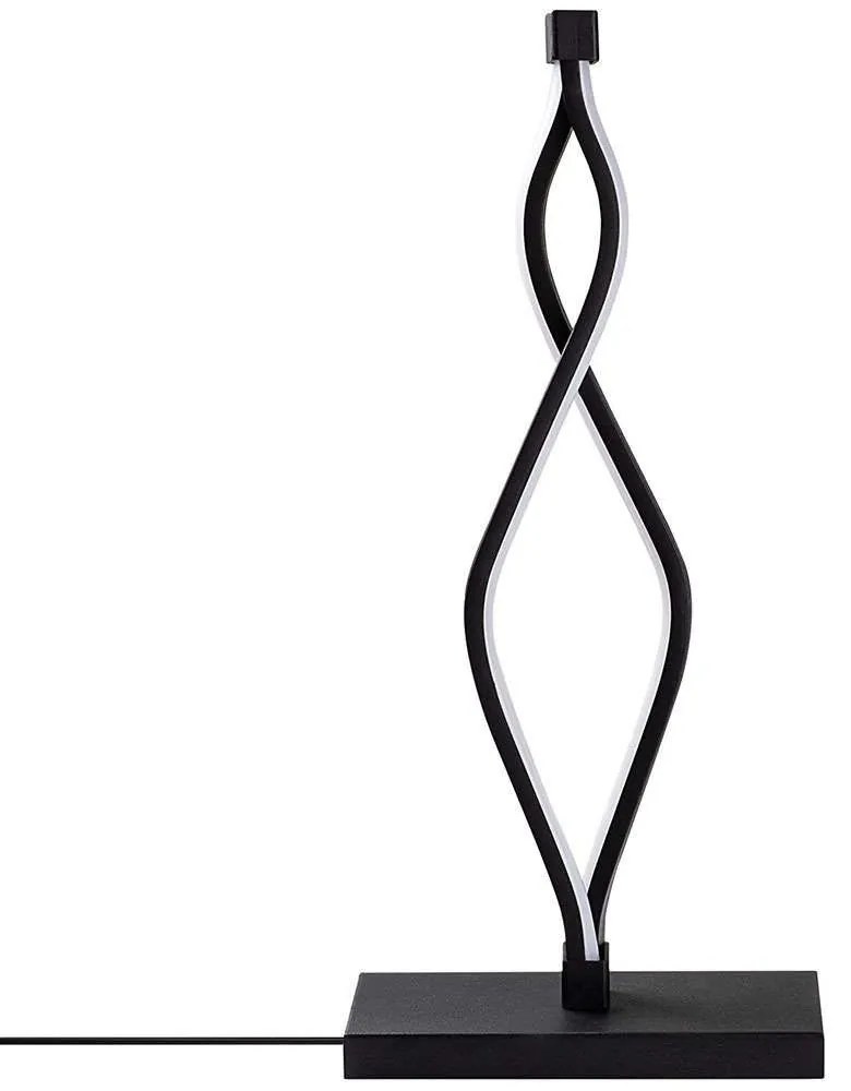 Φωτιστικό Επιτραπέζιο Zozo 119FRS1415 20x12x48cm Led 12W 3000K Black Opviq