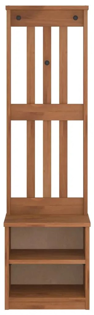 vidaXL Δέντρο χωλ "SANDNES" 45x40x159,5 εκ.Πεύκο μασίφ ξύλο