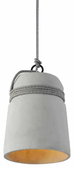 Φωτιστικό Οροφής Μονόφωτο Aca Elvis V36339 Cement