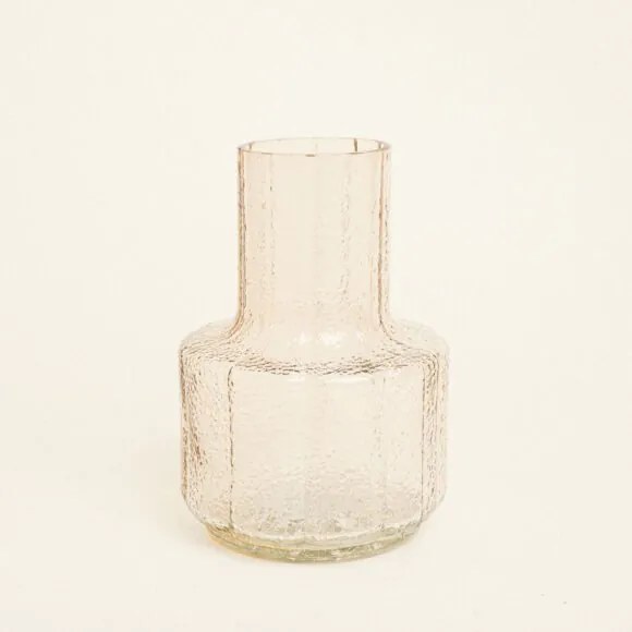 Beauty Home Γυάλινο Βάζο 13.5 x 19 cm  ΔΙΑΦΑΝΟ