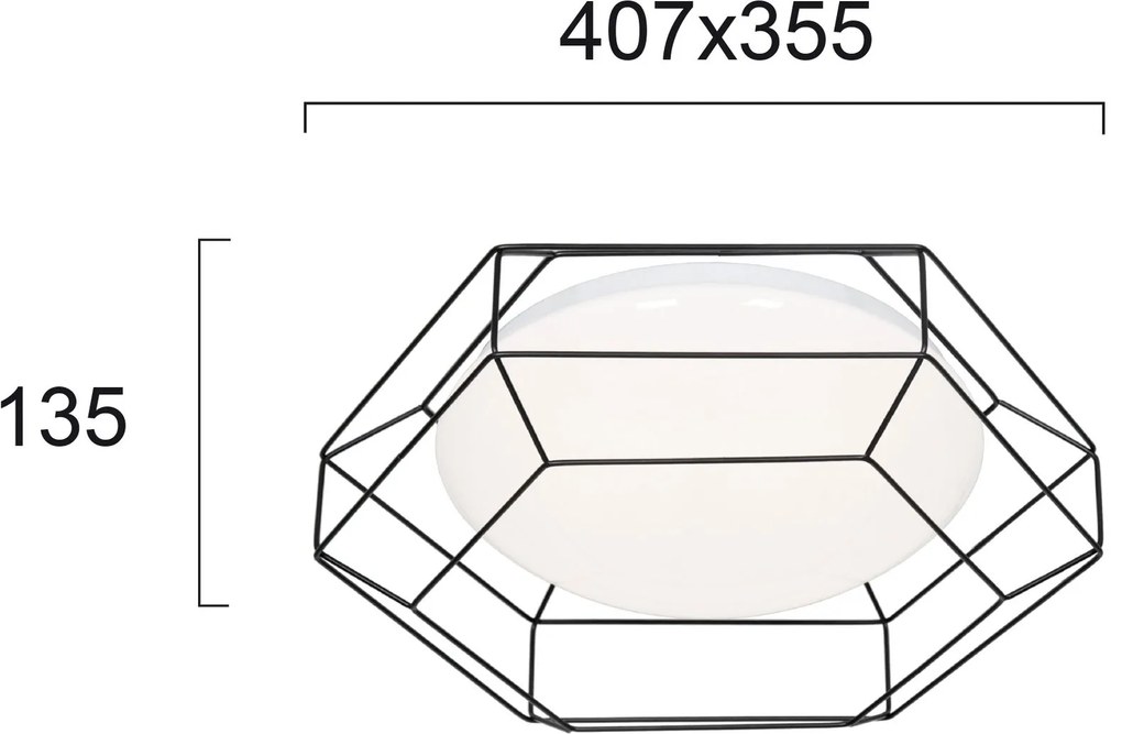 Πλαφονιέρα Viokef Monte-Μαύρο