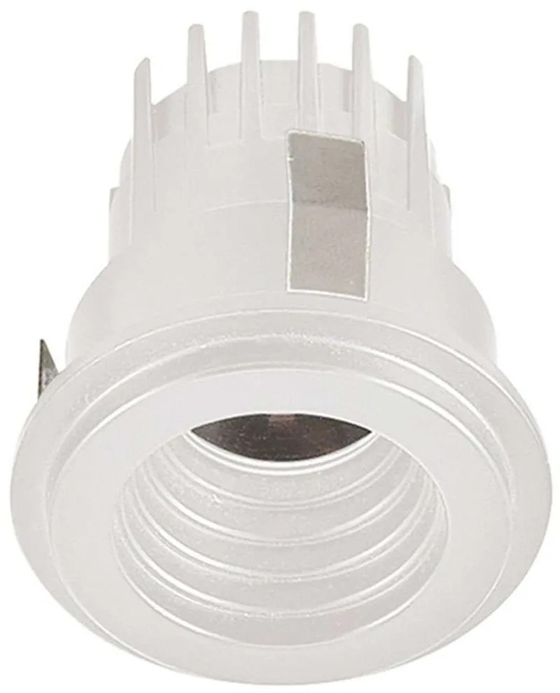 Σποτ Χωνευτό VK/04263/W/W Φ4,1x4cm Led 180Lm 2W 3000K White VKLed Στρόγγυλο