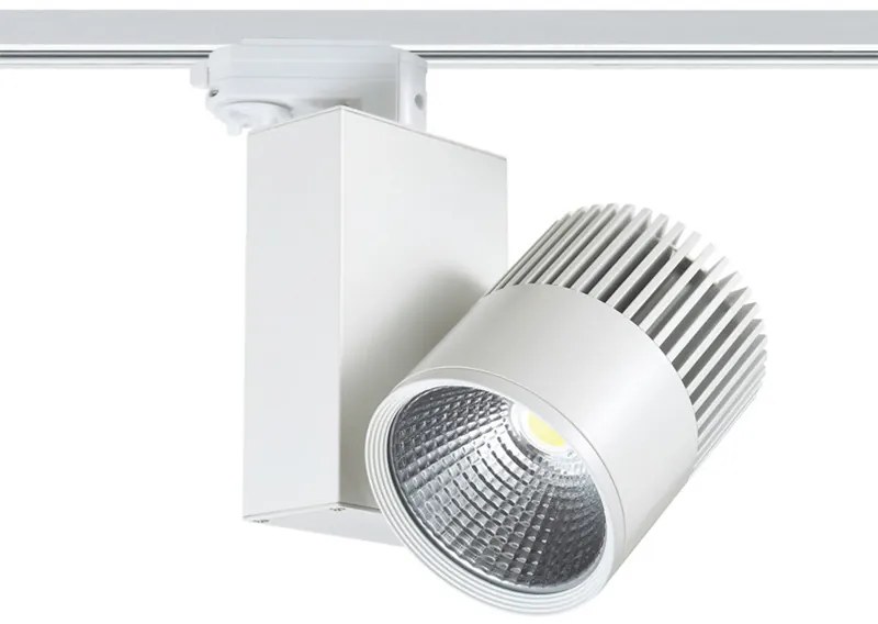 WHITE LED TRACK LIGHT 30W 4000K 4WIRES 36° 2250LM 230V Ra80 ACA BIENAL3040W4