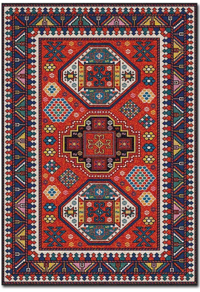 Χαλί Asr Crpt-113 288NGR2262 Red-Multi Conceptum Hypnose 180X280cm
