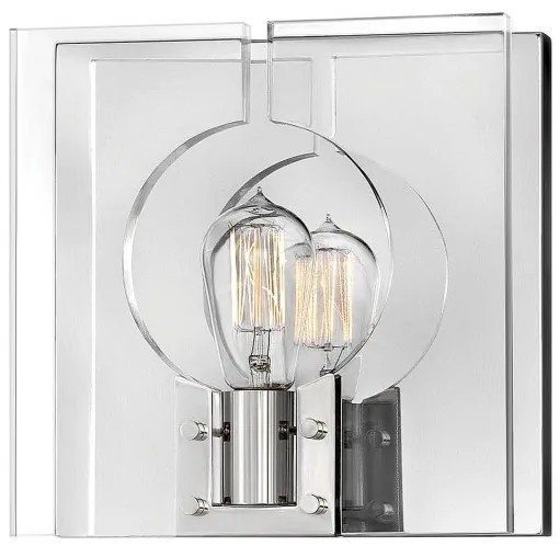 Απλίκα Φωτιστικό Τοίχου 1xE27 Ludlow Quintiesse Elstead Lighting-QN-LUDLOW1-PN-Νίκελ Ματ QN-LUDLOW1-PN