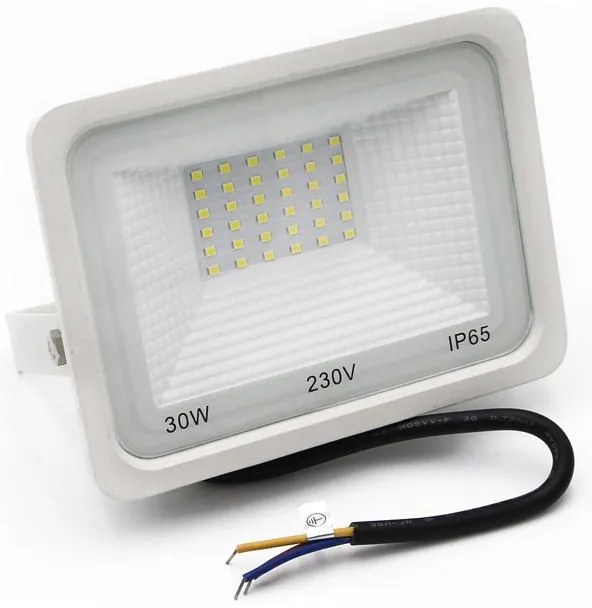 Adeleq Προβολέας LED-SMD 30W 230V 3000K IP65 Λευκός 3-383000