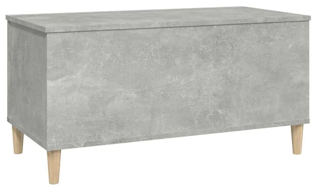 vidaXL Τραπεζάκι Σαλονιού Γκρι Σκυροδ. 90x44,5x45 εκ. Επεξεργ. Ξύλο