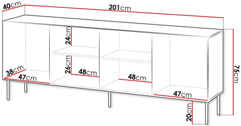 Μπουφές Siena I plus-Mpez