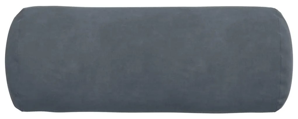 vidaXL Μαξιλάρια Στήριγμα 2 pcs Σκούρο Γκρι Ø 15 x 40 εκ