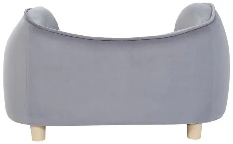VEVOR Pet Sofa, Dog Couch for Small Dogs and Cats, Soft Velvety Dog Sofa Bed, 66 lbs Loading Cat Sofa, Dark Grey
