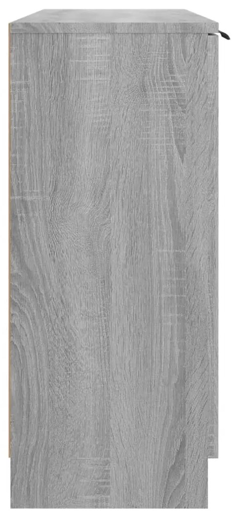 vidaXL Ντουλάπι Γκρι Sonoma 90,5 x 30 x 70 εκ. από Επεξεργασμένο Ξύλο