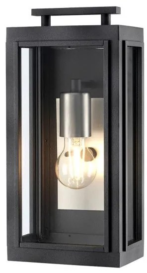 Απλίκα Φωτιστικό Τοίχου E27 60W IP44 Sutcliffe Elstead QN-SUTCLIFFE-S-AZ Μαύρο