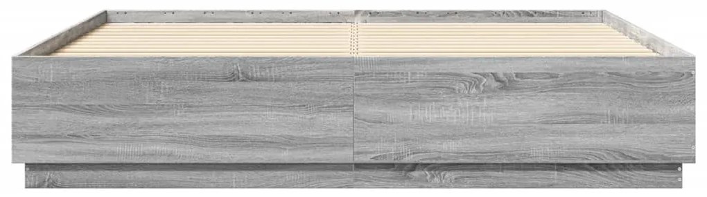 ΠΛΑΙΣΙΟ ΚΡΕΒΑΤΙΟΥ ΓΚΡΙ SONOMA 180X200 ΕΚ. ΕΠΕΞΕΡΓΑΣΜΕΝΟ ΞΥΛΟ 3209686