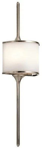 Απλίκα Φωτιστικό Μπάνιου 2xG9 IP44 76cm Mona Elstead Lighting-KL-MONA-L-CLP-Ασημί KL-MONA-L-CLP