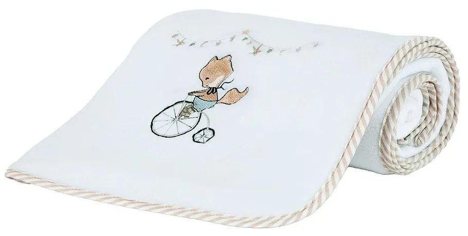 Κουβέρτα Βρεφική Baby Circus White-Multi Nima Αγκαλιάς 80X110cm Πολυέστερ