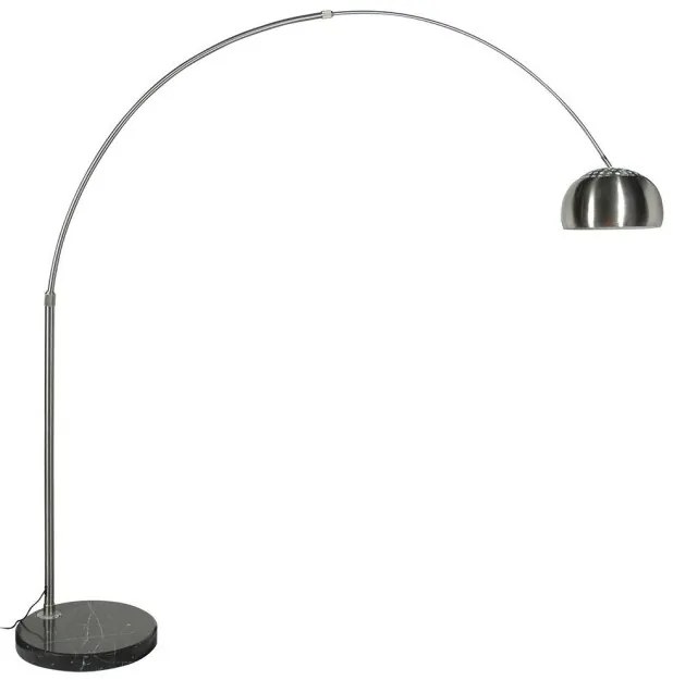 Επιδαπέδιο Φωτιστικό 1xE27 Νίκελ Ματ Μάρμαρο FLC 9907 0164018 Arlight -164018-Νίκελ Ματ 0164018