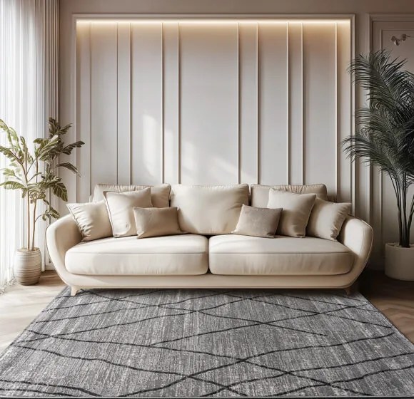 Beauty Home Χαλί Serena Art 9833 Γκρι 200x290