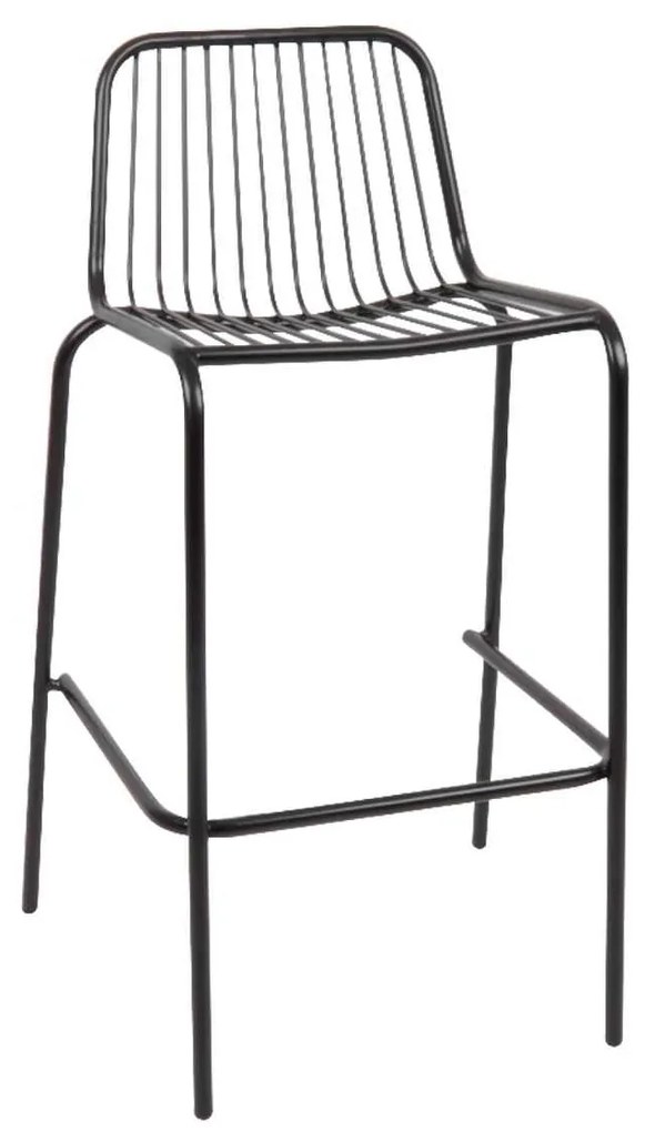 Σκαμπώ BAR NEXUS Μέταλλο Μαύρο 47x51x75/98cm