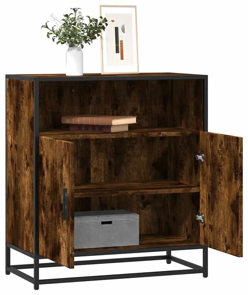 Ντουλάπι Καπνιστή Δρυς 68x35x76 εκ. από Επεξεργασμένο Ξύλο