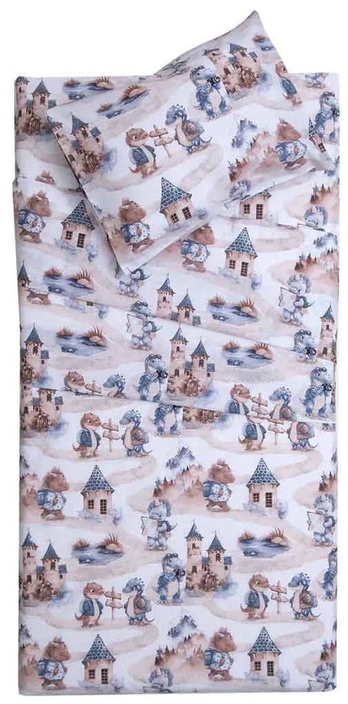 Παπλωματοθήκη Κούνιας (Σετ 120x160) Viopros Kids Ντράκο