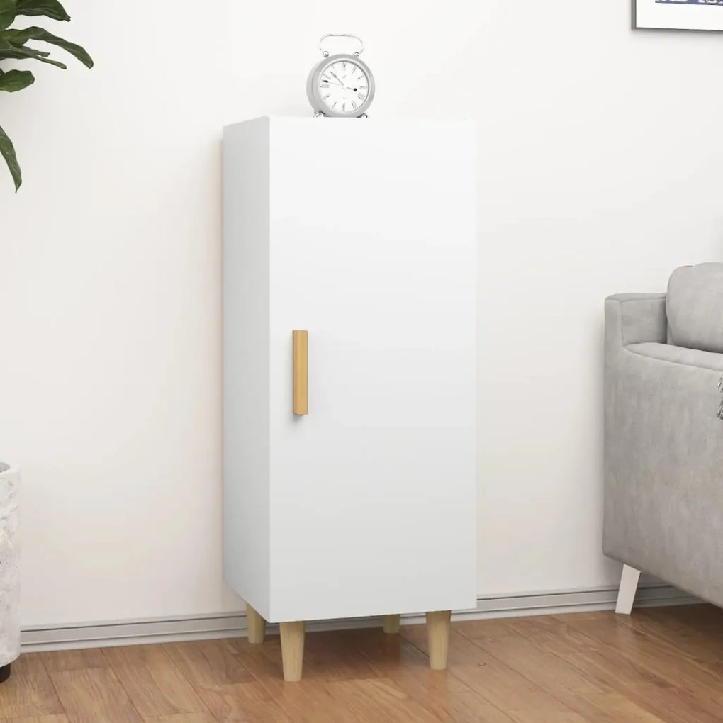 vidaXL Ντουλάπι Λευκό 34,5 x 34 x 90 εκ. από Επεξεργασμένο Ξύλο