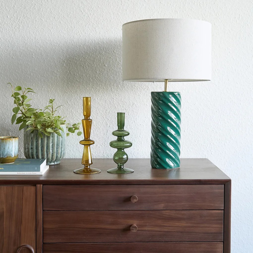 Γυάλινο κηροπήγιο Υ20 εκ., Chilava