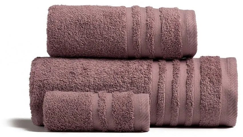 Πετσέτα Premio Grey - Lilac Melinen Προσώπου 50x100cm 100% Cotton Foam