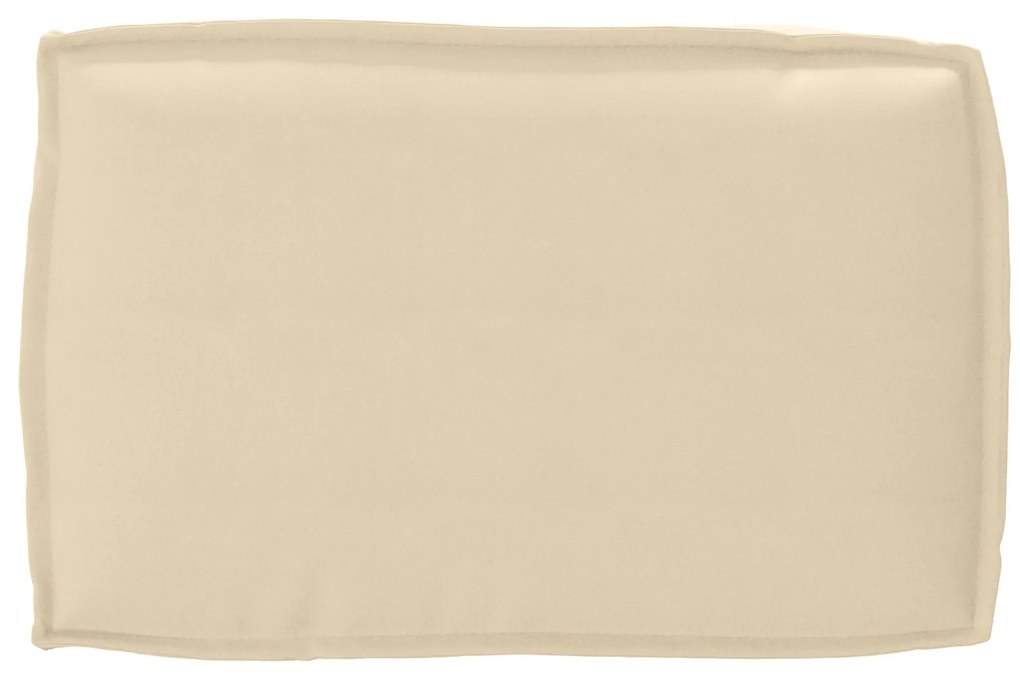 vidaXL Μαξιλάρι Παλέτας για Πλάτη Μπεζ 60x40x12 εκ. Ύφασμα Oxford