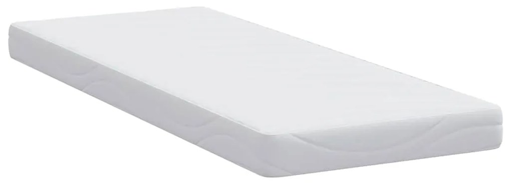 vidaXL Στρώμα Λευκό 80 x 200 cm Τζελ Μνήμης Φόρμα