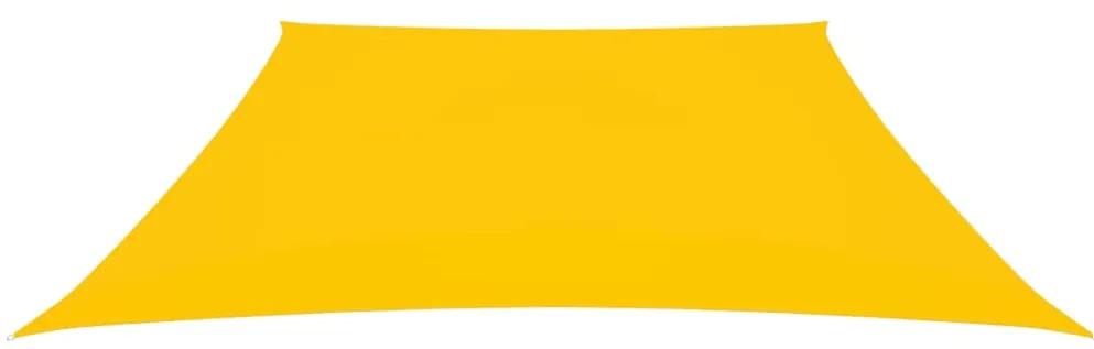 vidaXL Πανί Σκίασης Τρίγωνο Κίτρινο 3/5x4 μ. από Ύφασμα Oxford