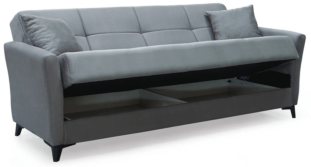 Καναπές Κρεβάτι Τριθέσιος ArteLibre JAVIER 3S Γκρι 210x84x86cm