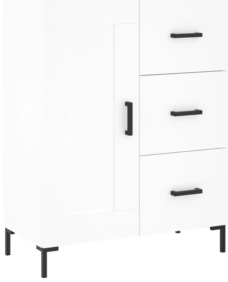 vidaXL Ντουλάπι Λευκό 69,5 x 34 x 90 εκ. από Επεξεργασμένο Ξύλο
