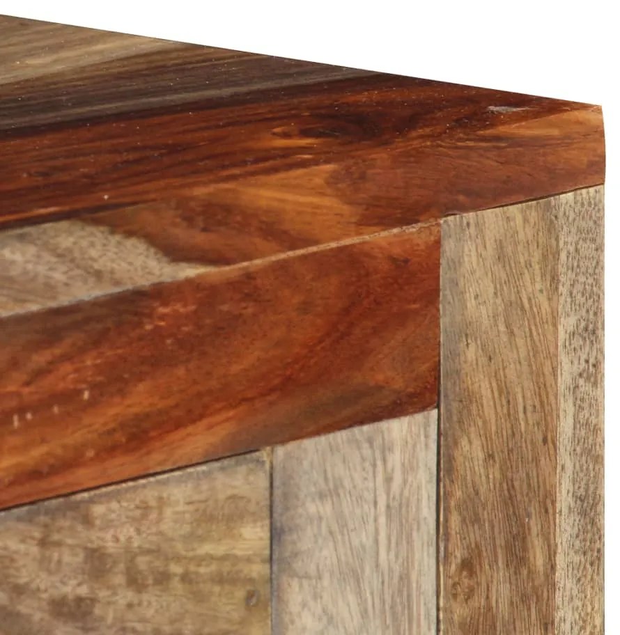 vidaXL Κονσόλα Τραπέζι με 3 Συρτάρια 120x30x75 εκ. Μασίφ Ξύλο Ακακίας