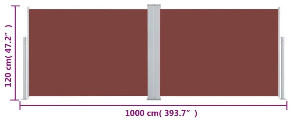 ΣΚΙΑΣΤΡΟ ΠΛΑΪΝΟ ΣΥΡΟΜΕΝΟ ΚΑΦΕ 120 X 1000 ΕΚ. 48481