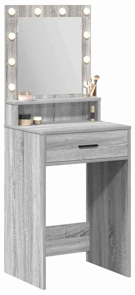 vidaXL Κομοδίνο Γκρι sonoma 50 x 41 x 135 εκ Επεξεργασμένο ξύλο