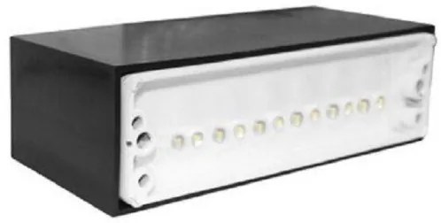 Φωτιστικό Διαδρόμου Χωνευτό με κουτί 0.8W 12LED Lumen-3-98114-Λευκό 3-98114