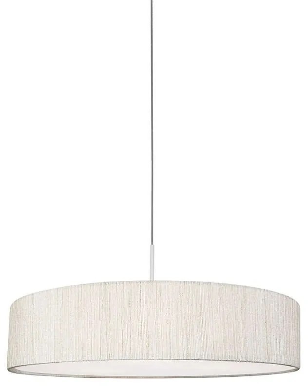 Φωτιστικό Οροφής Turda III 8945 White-Silver Nowodvorski Metal, Fabric