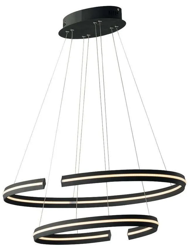 Φωτιστικό Οροφής Led-Clarke-S80 Black Luce Ambiente Design Aluminium