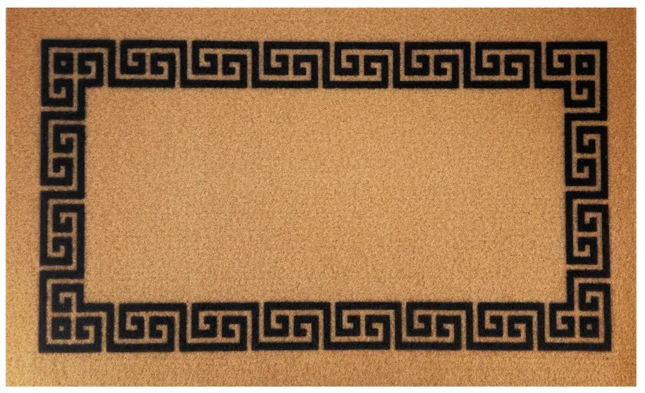 HOME USE πατάκι εισόδου HUH-0206, αντιολισθητικό, 75x45cm, 8mm πάχος, καφέ