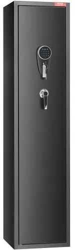 VEVOR 7-8 Rifles Gun Safe, Rifle Safe with Digital Keypad &amp; Lock, Gun Storage Cabinet for Shotguns with Built-in Storage Locker, Removable Storage Shelf for Home Long Gun and Pistols