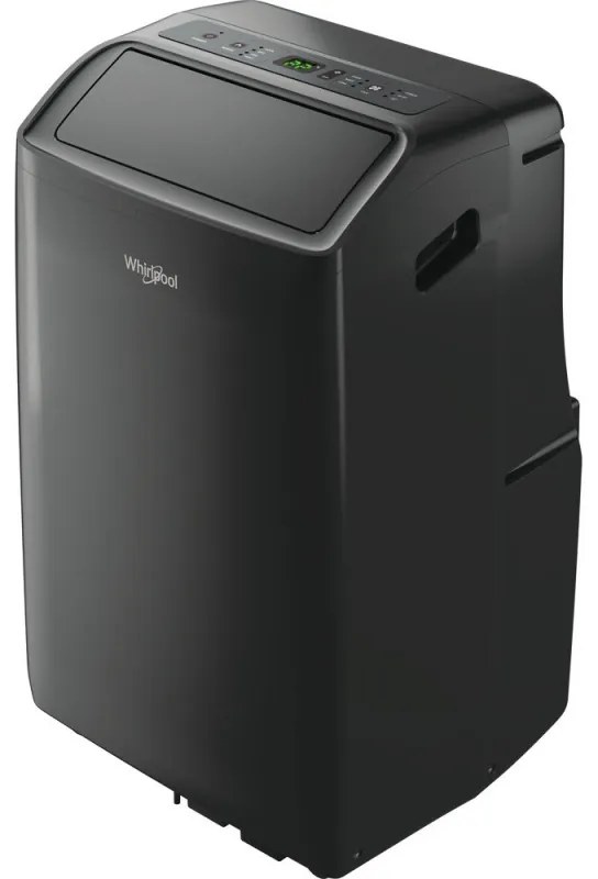 Φορητό Κλιματιστικό Whirlpool PACF212HP B, 12.000 BTU, Αυτοκαθαριζόμενο, A+, Τηλεχειριστήριο, I Sleep, Μαύρο