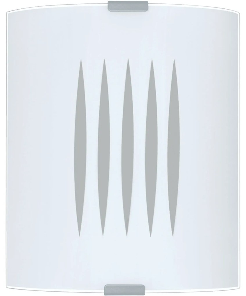 Φωτιστικό Τοίχου Grafik 83132 White-Silver Eglo Metal, Glass