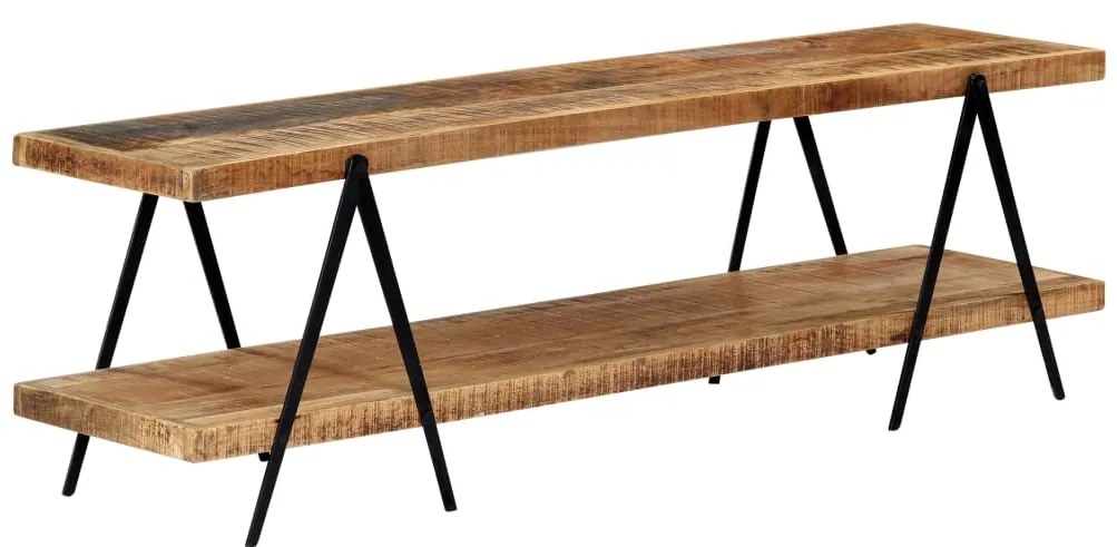 vidaXL Έπιπλο Τηλεόρασης 160 x 40 x 50 εκ. από Μασίφ Ξύλο Μάνγκο