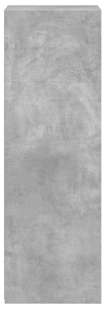 vidaXL Ντουλάπι Γκρι Σκυρ. 45x41x124 εκ. από Επεξεργασμένο Ξύλο