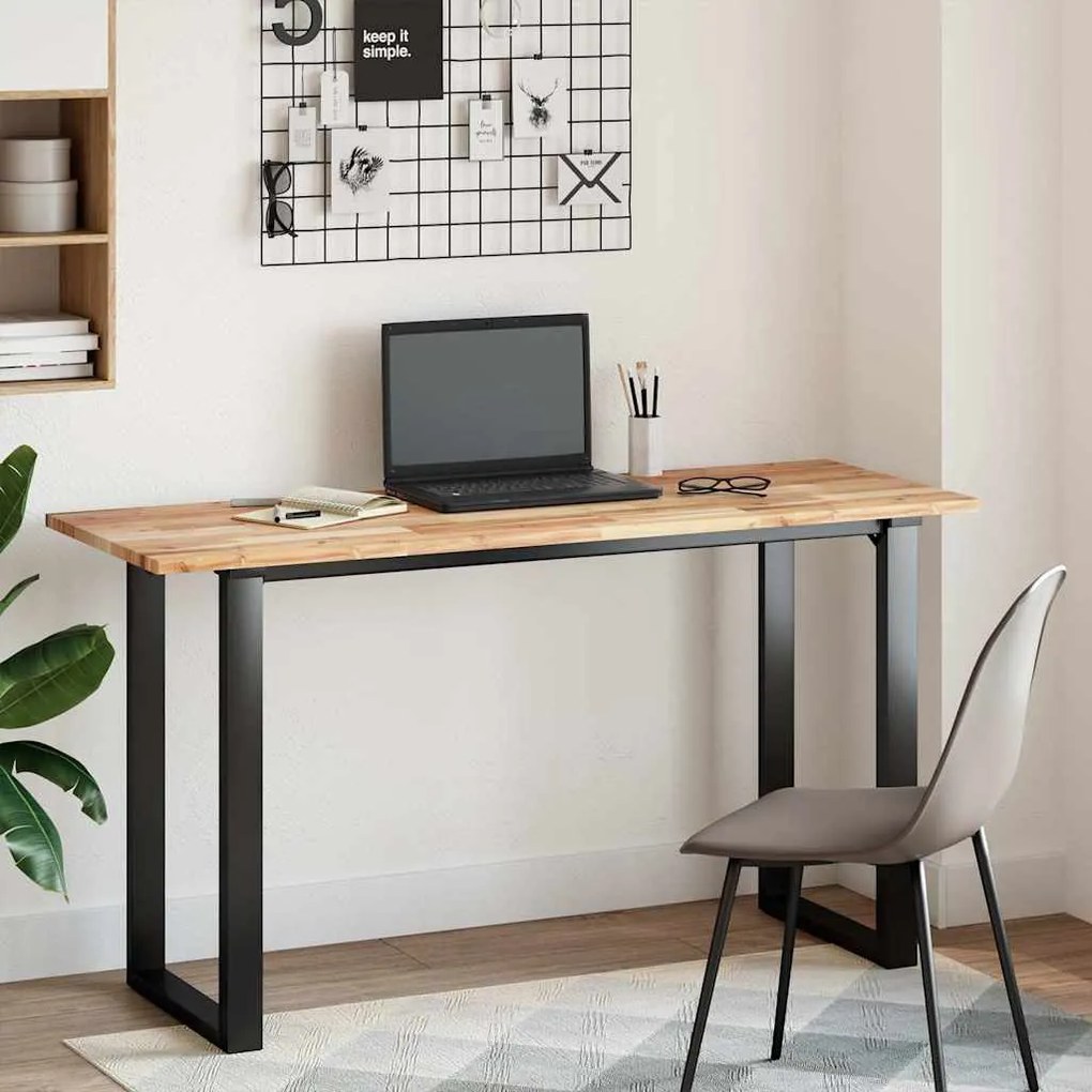 vidaXL Επιφάνεια Γραφείου Ορθογώνια 160x50x2 εκ. Μασίφ Ξύλο Ακακίας