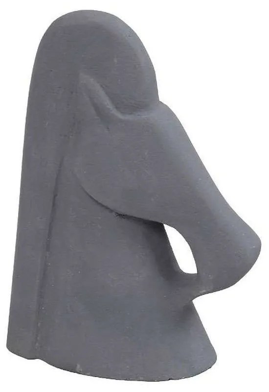 Διακοσμητικό Άλογο G.S2.N49K4 12cm Dark Grey Espiel Plaster