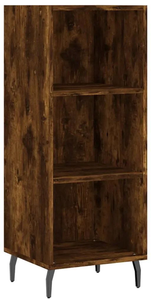 vidaXL Ντουλάπι Καπνιστή δρυς 34,5x34x180 εκ. από Επεξεργασμένο Ξύλο